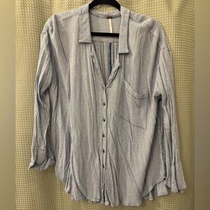 Free people button up top